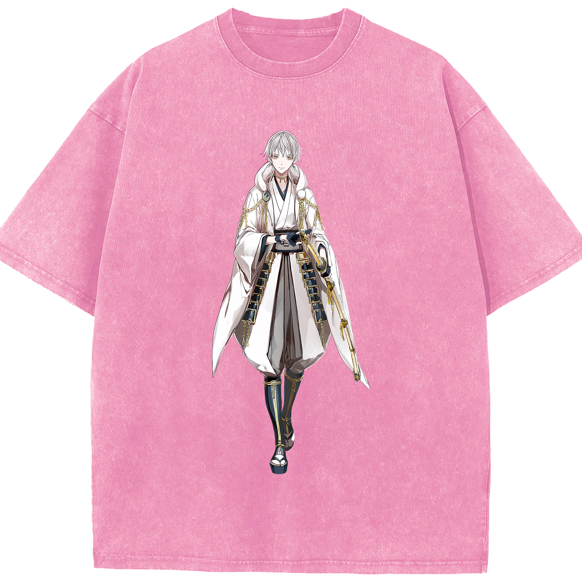 （画像用） 刀剣乱舞 Touken Ranbu 綿100% ヴィンテージ風 半袖Tシャツ（フロントプリント）